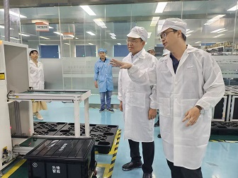 區(qū)委副書記曾榮一行蒞臨我司調(diào)研指導(dǎo)